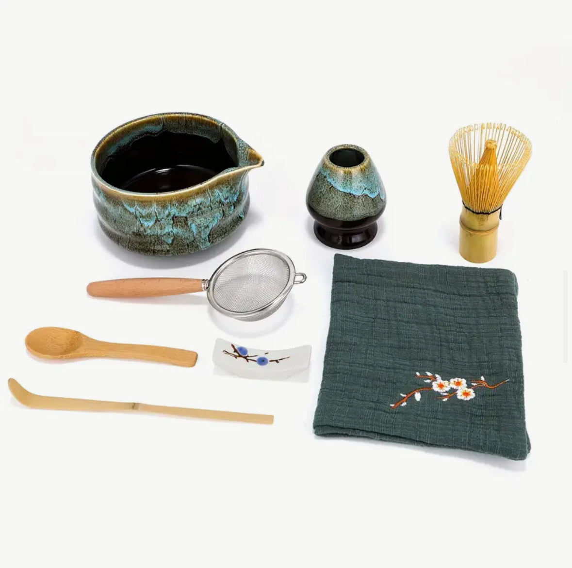šµĀ
Complete Matcha Tool Set ā Traditional Japanese Tea Ceremony Essentials