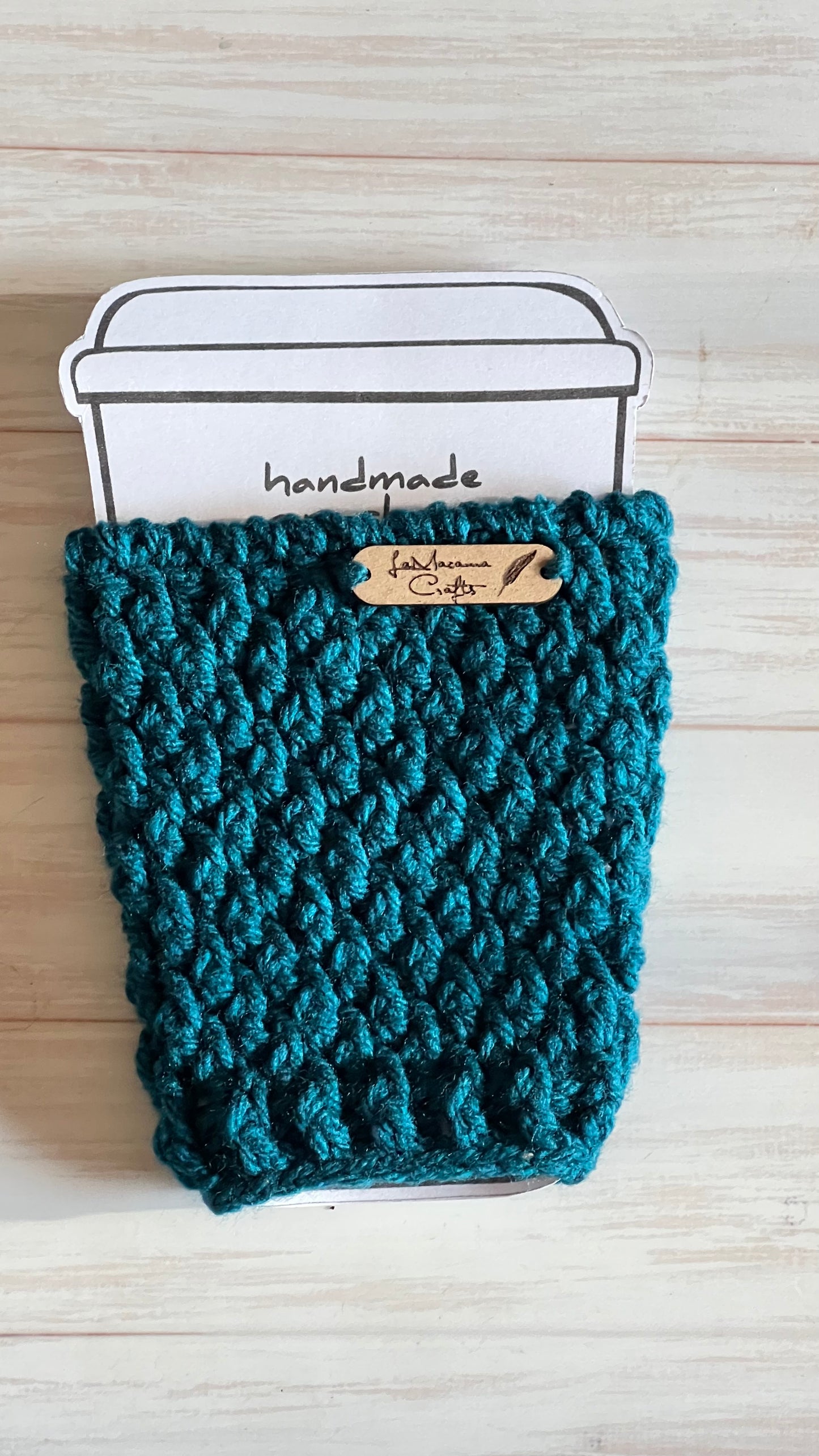 Crochet cup sleeve