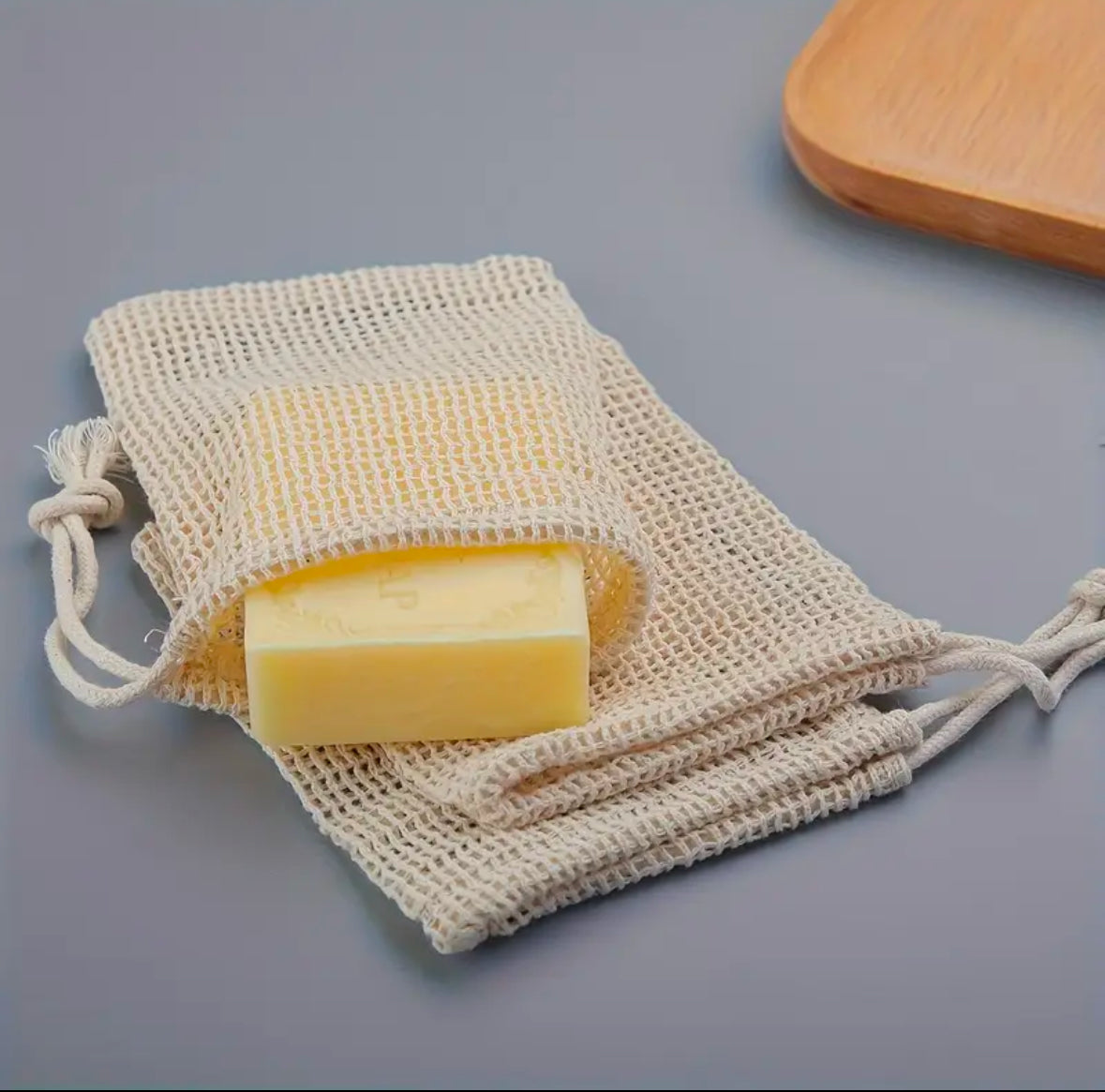 Sisal Soap Bag | Natural Exfoliating Soap Saver Pouch