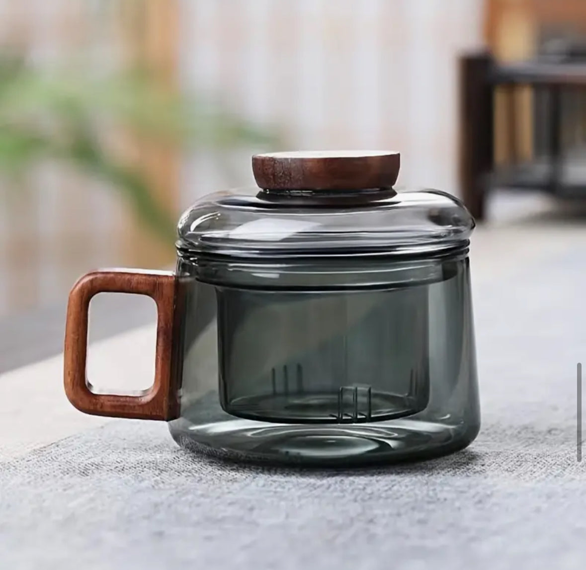 Premium 250 ml Borosilicate Glass Teapot with Built-in Filter & Spill-Proof Lid