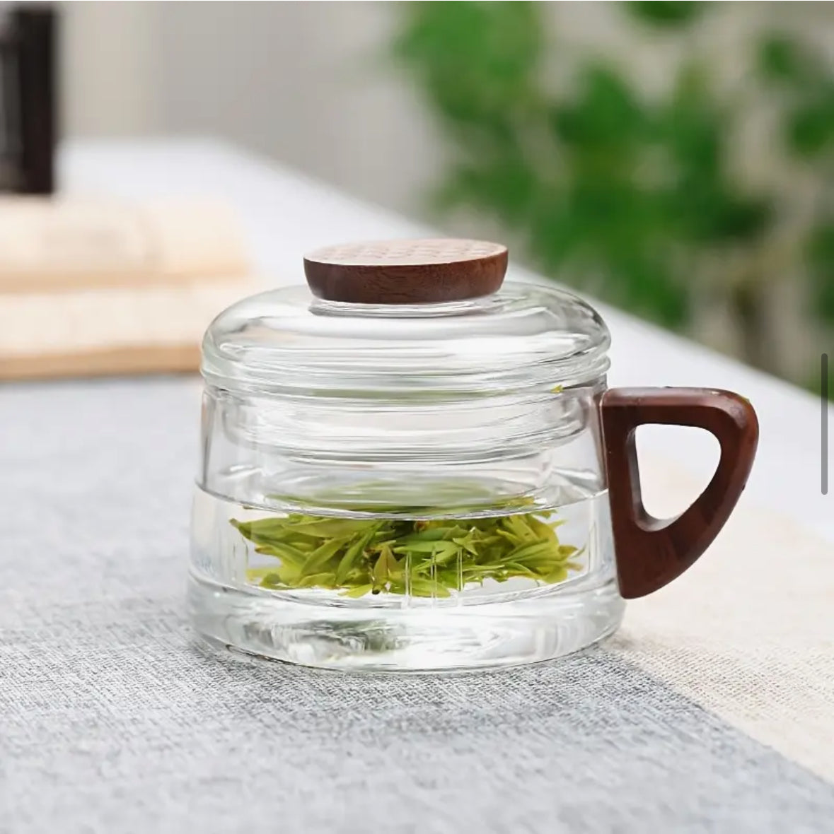 Premium 250 ml Borosilicate Glass Teapot with Built-in Filter & Spill-Proof Lid