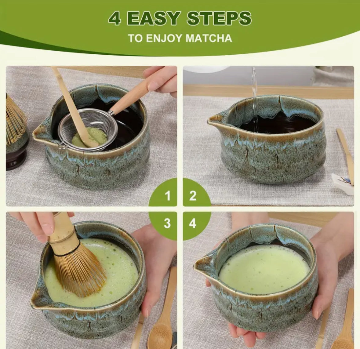 🍵 

Complete Matcha Tool Set – Traditional Japanese Tea Ceremony Essentials