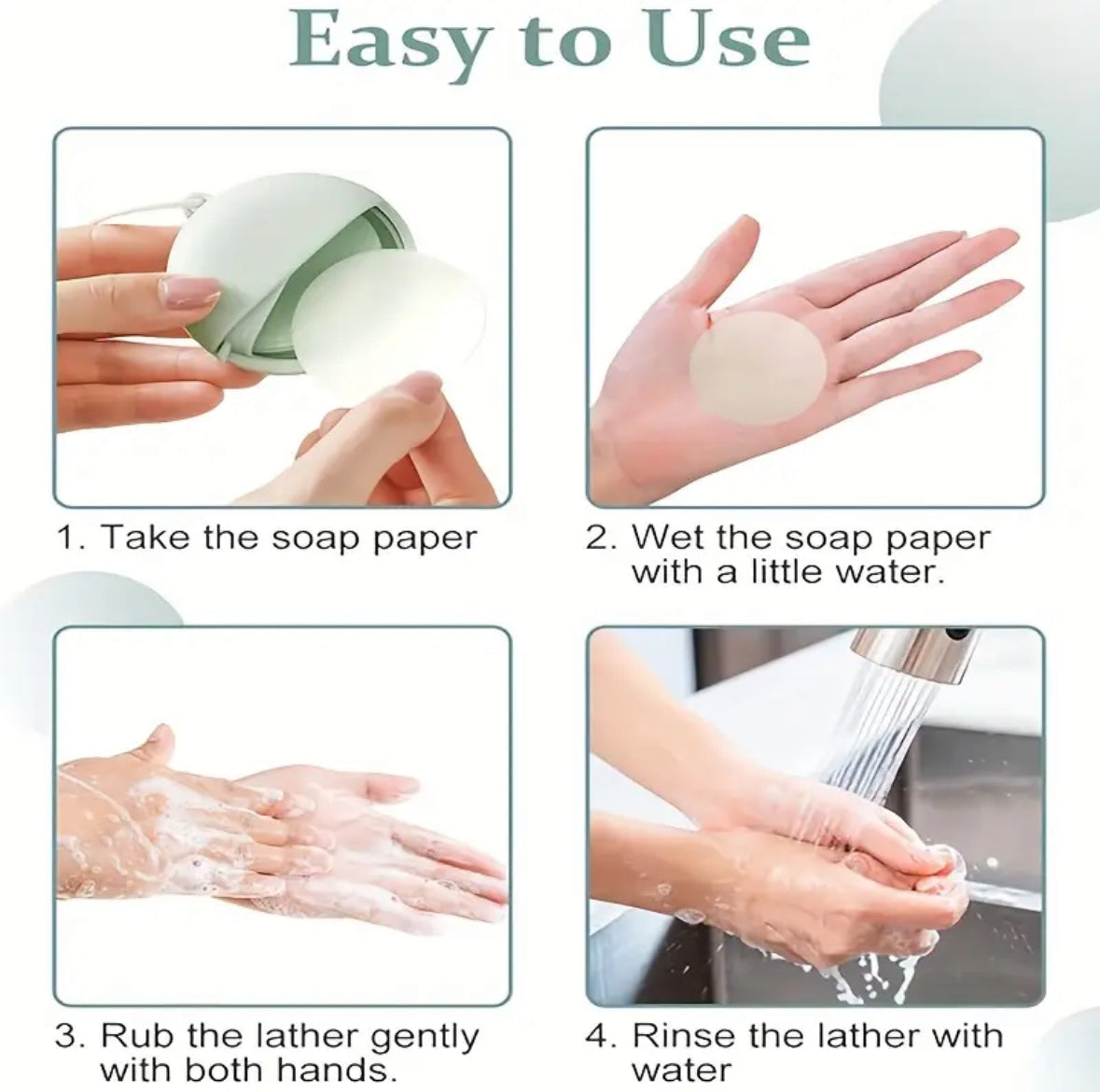 Portable Soap Sheets