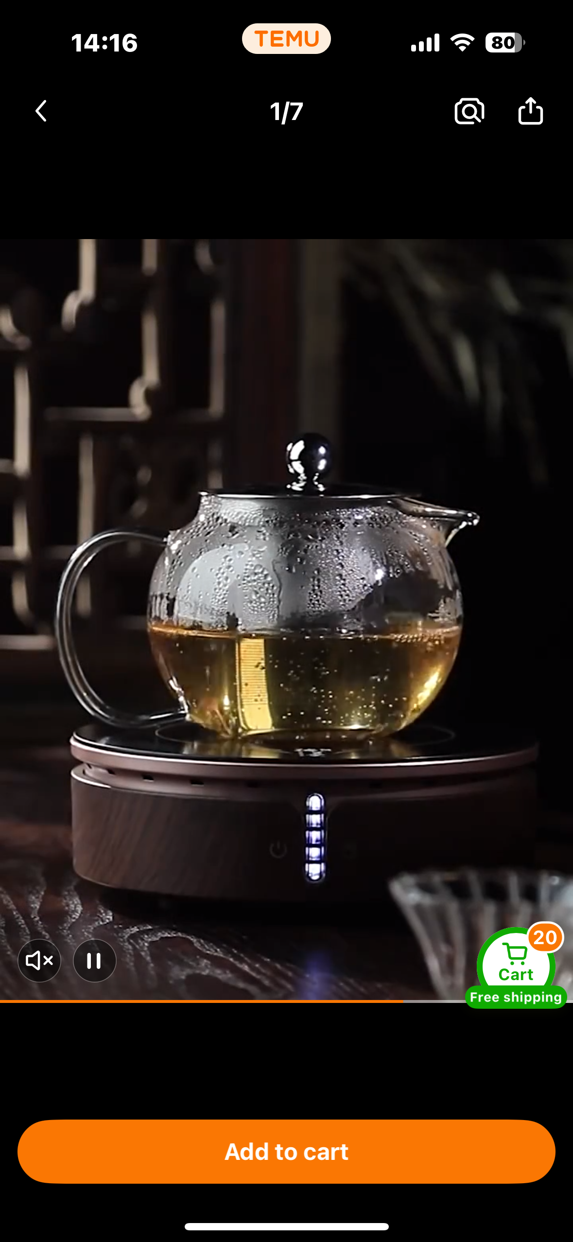 Glass Teapot with Infuser – Heatproof Borosilicate Tea Pot with Filter for Loose Leaf Tea, Coffee & Herbal Infusions