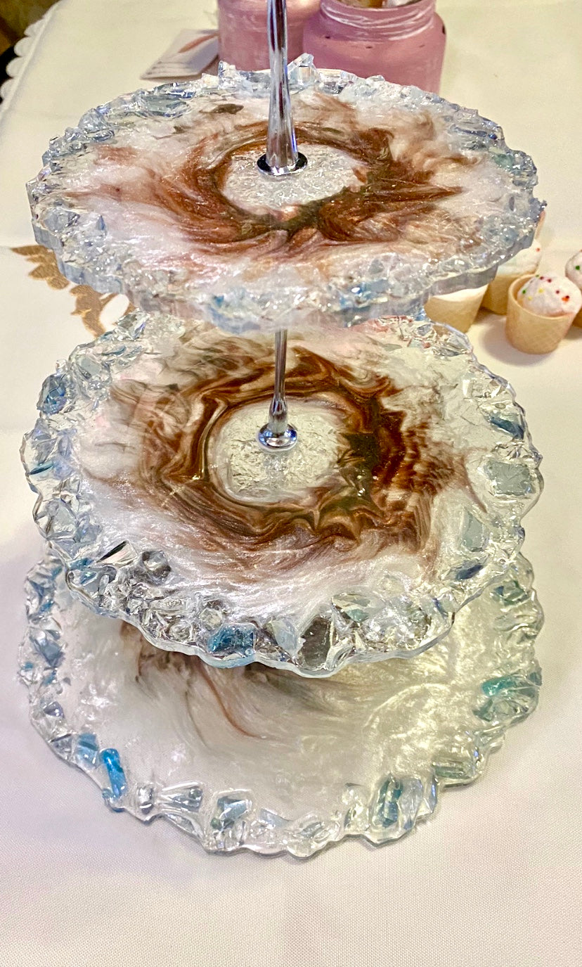 Bamboo wood resin coated kitchen utensil set