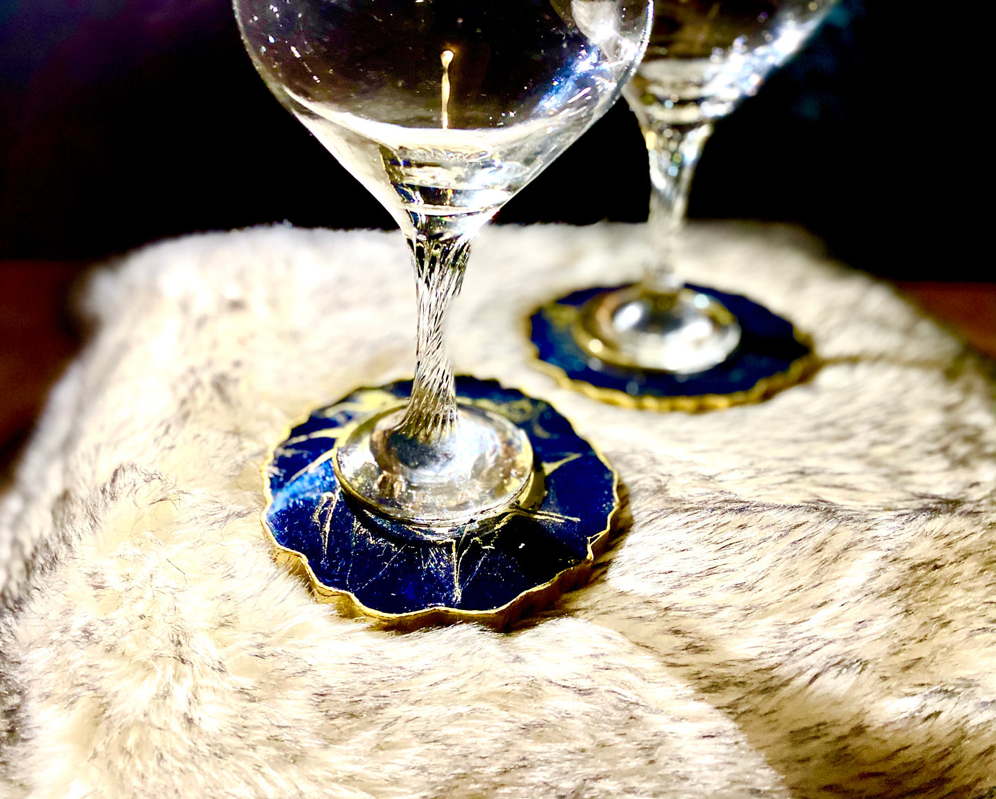 Bamboo wood resin coated kitchen utensil set