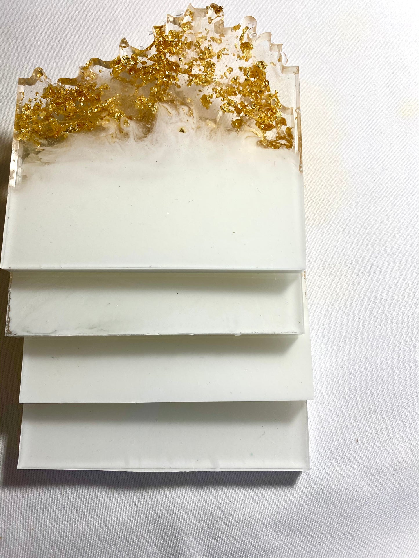 Bamboo wood resin coated kitchen utensil set