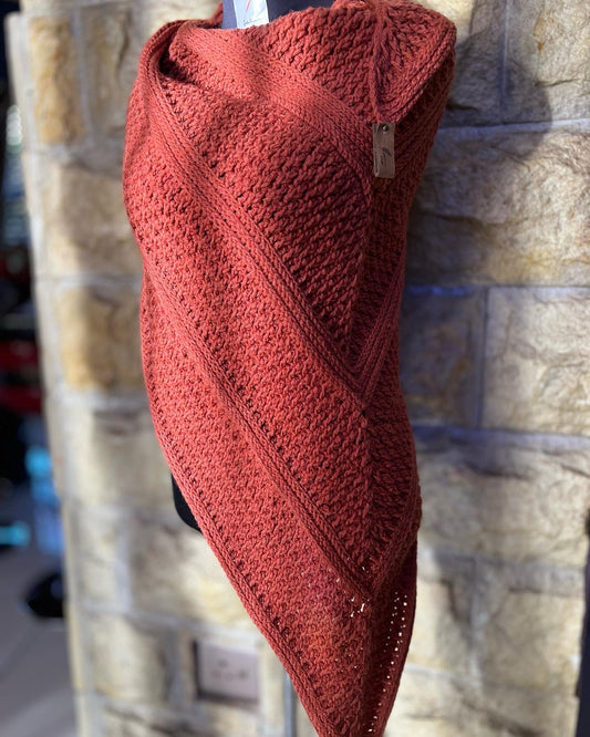Crochet cosmopolitan shawl