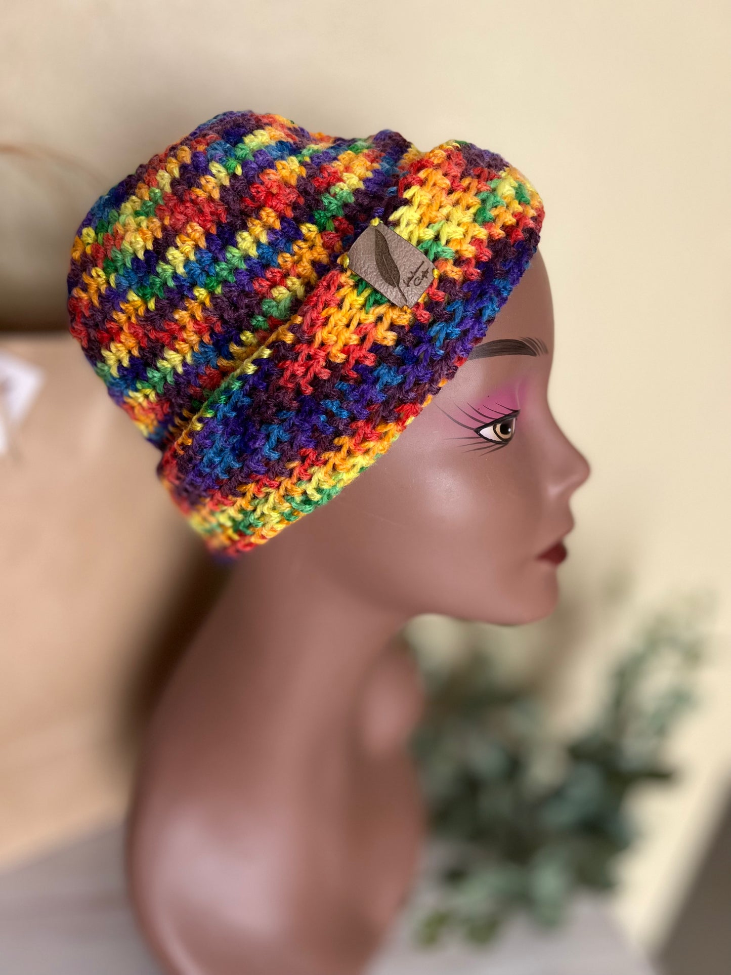 Crochet amaskopas beanie