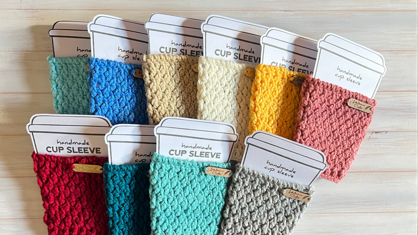 Crochet cup sleeve