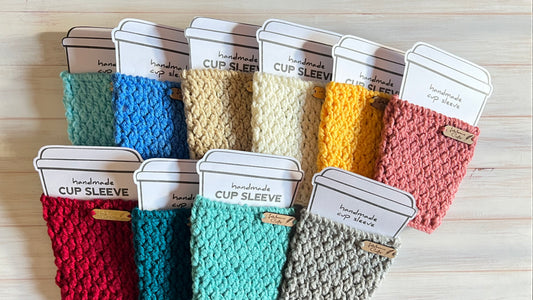 Crochet cup sleeve