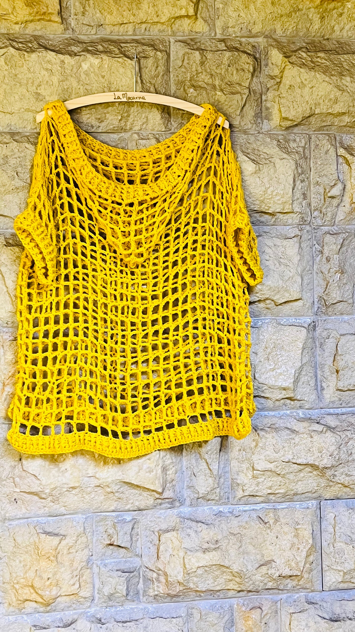 Crochet Hooded Swimsuit Coverall